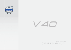 2014 Volvo V40 Cross Country Owners Manual